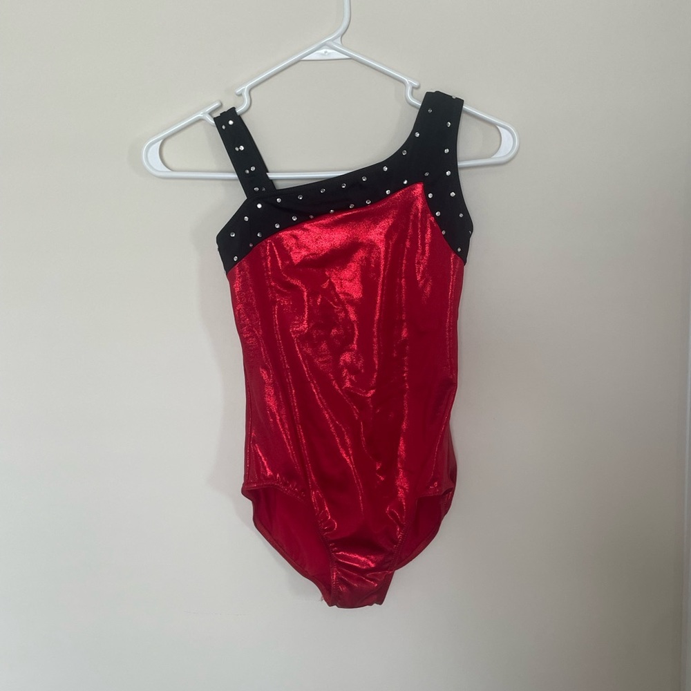 Balera Red Metallic Leotard